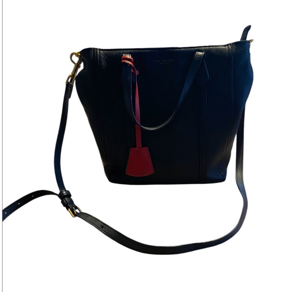 Tory Burch Black Small Perry Tote - Picture 4 of 12